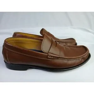 COACH Edison Genuine Leather Penny Loafers Men\'s 9.5 D Brown Amazon.com | Brooks Brothers Men main image 4